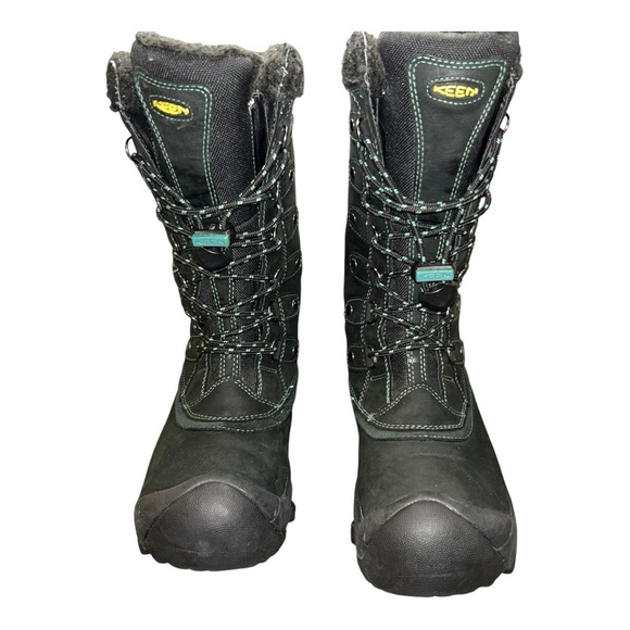 Keen Alaska Hiking Boots
Women’s Size 7 – Black with Blue Turquoise Trim - Picture 3 of 10